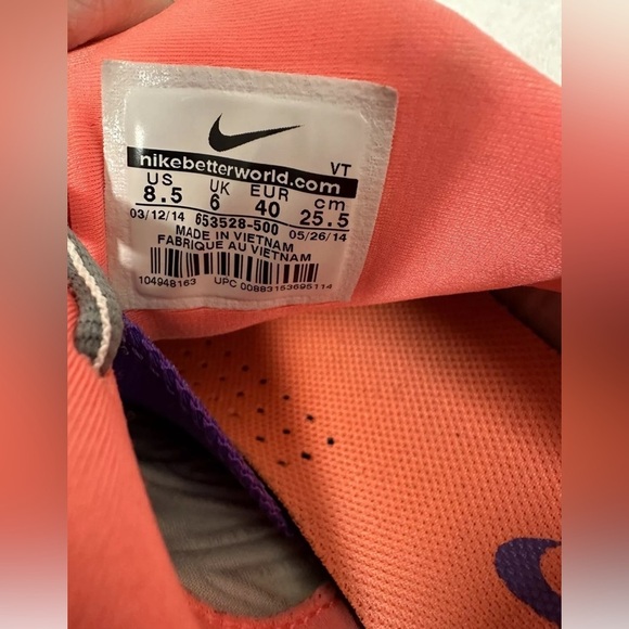 Nike Women's Lunar Cross Element 653528-500 Sport Running Shoes Size 8.5 - Picture 7 of 13